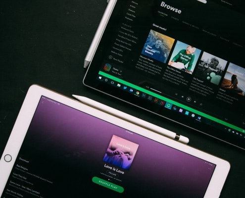 Spotify Playlisten Screens